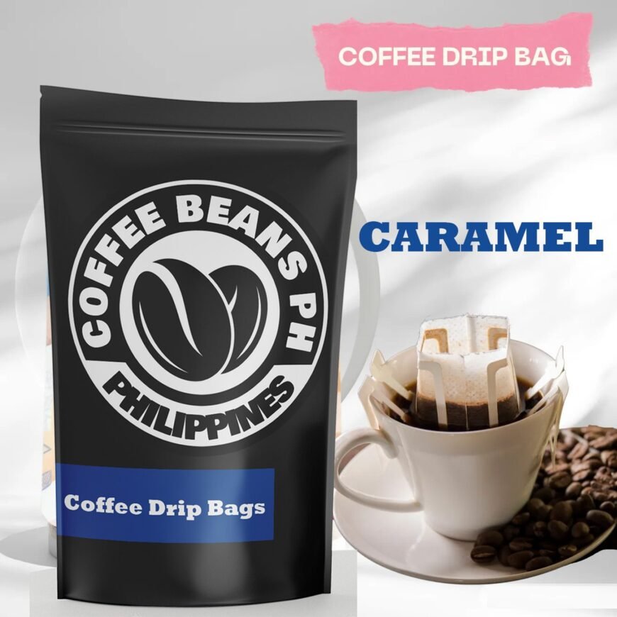 Caramel Drip Bags Flavored Coffee Beans Premium Blend